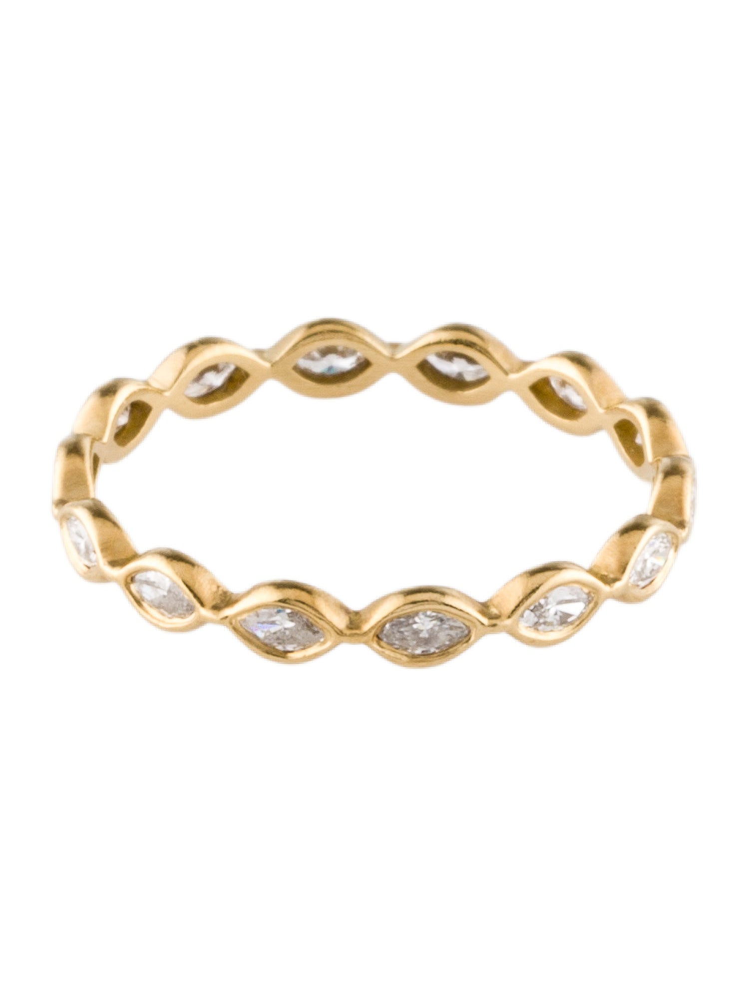 Jamie Wolf 18K Diamond Linked Marquis Band