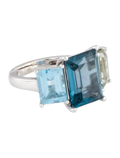 Jane Taylor 14K Topaz & Prasiolite Cocktail Ring
