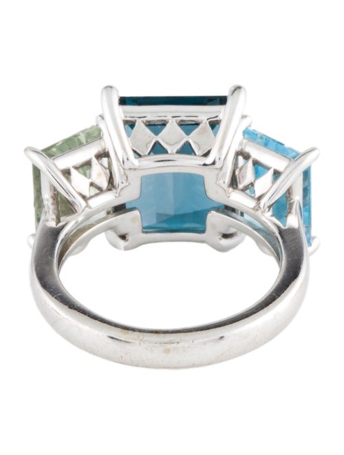 Jane Taylor 14K Topaz & Prasiolite Cocktail Ring