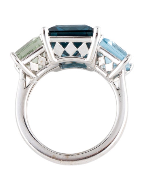 Jane Taylor 14K Topaz & Prasiolite Cocktail Ring