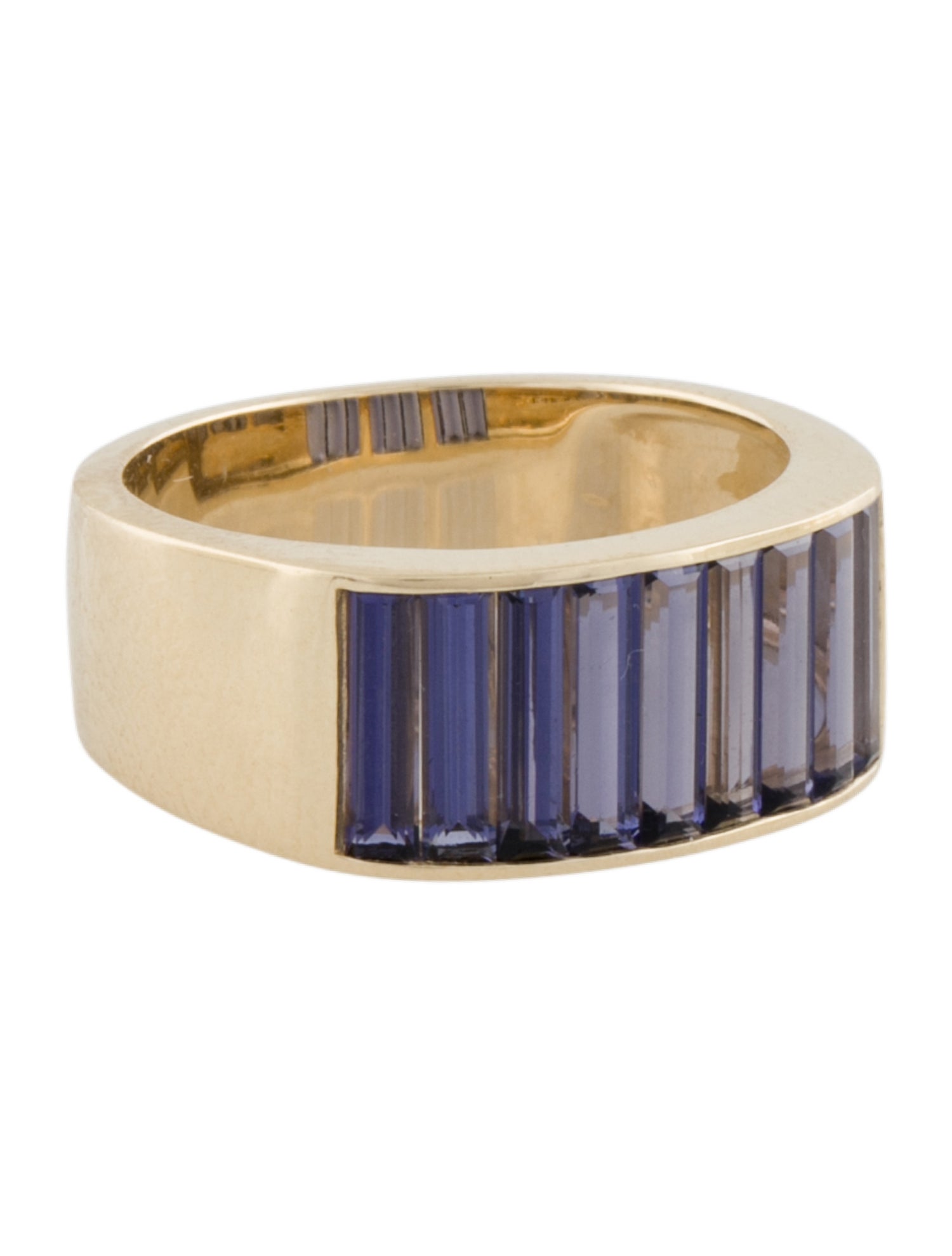 Jane Taylor 14K Iolite Stacker Band