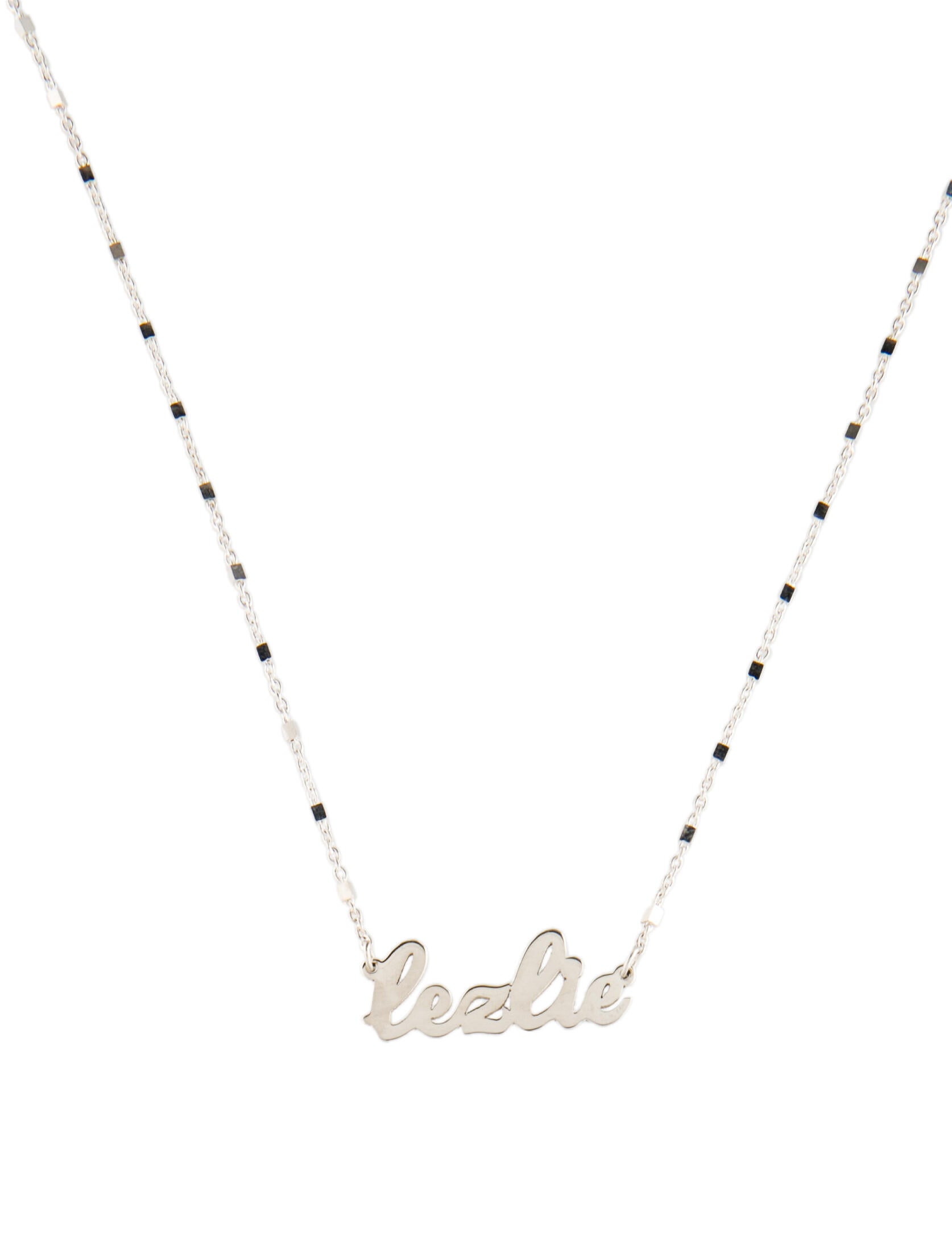 Jennifer Zeuner Name Necklace 2025
