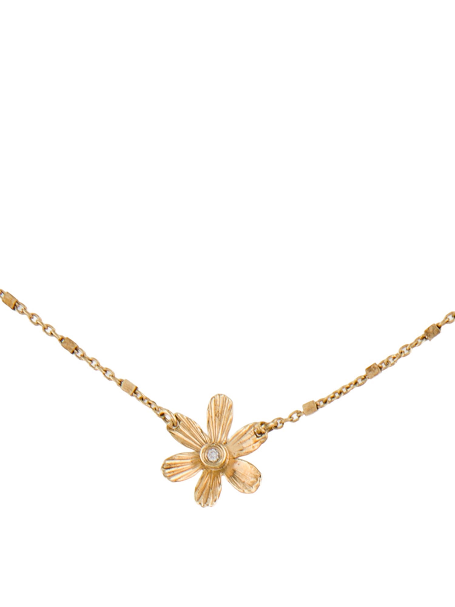 Jennifer Zeuner Daisy Pendant Necklace