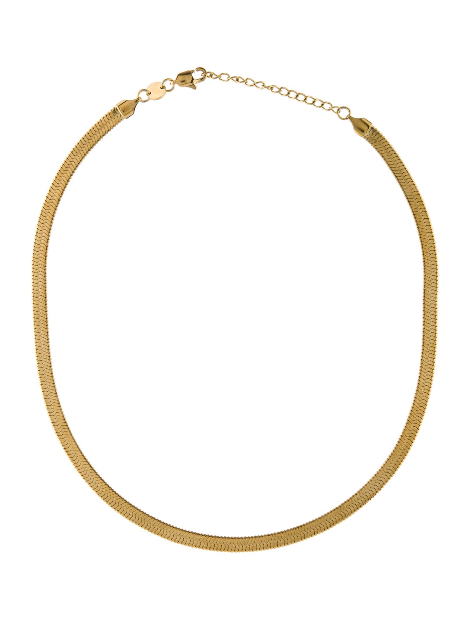 Jennifer Zeuner Herringbone Chain Necklace