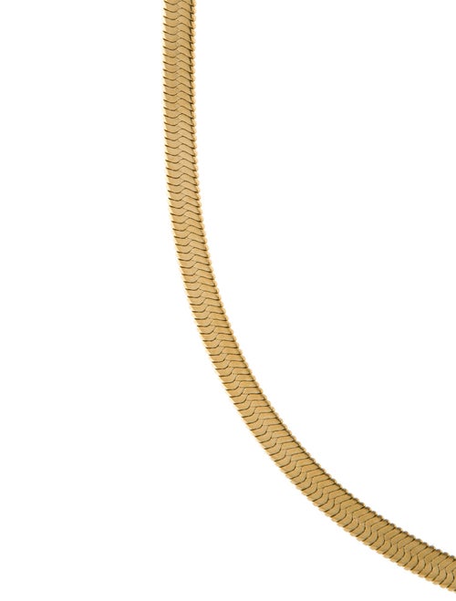 Jennifer Zeuner Herringbone Chain Necklace