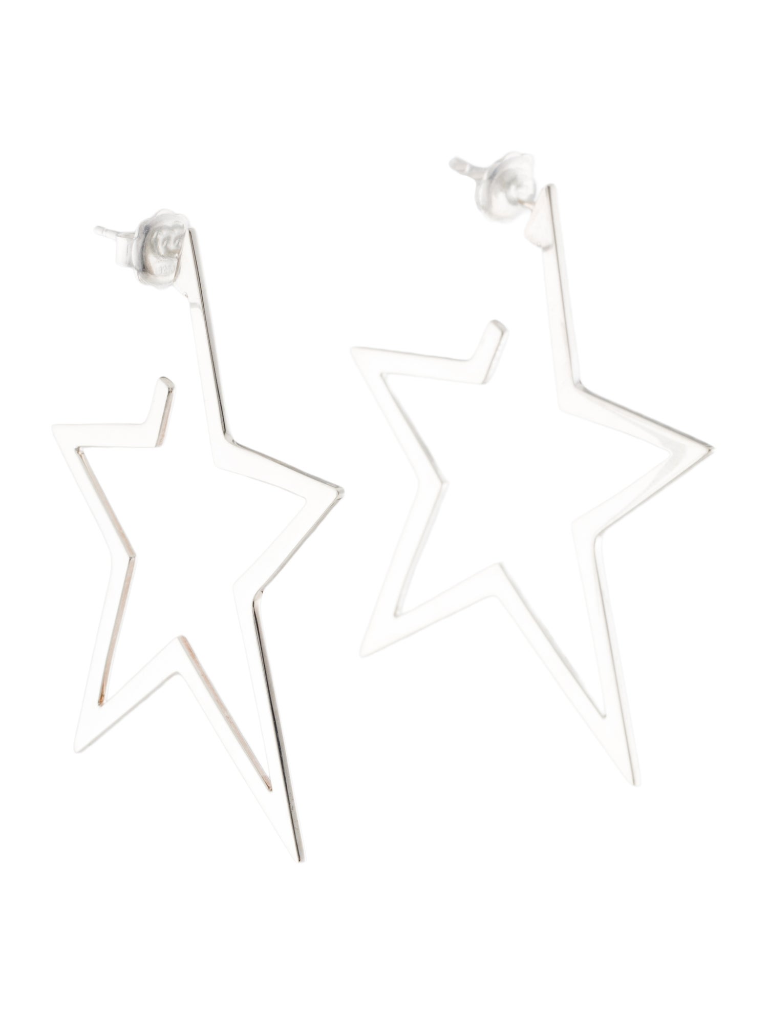 Jennifer Zeuner Sade Large Star Hoop Earrings
