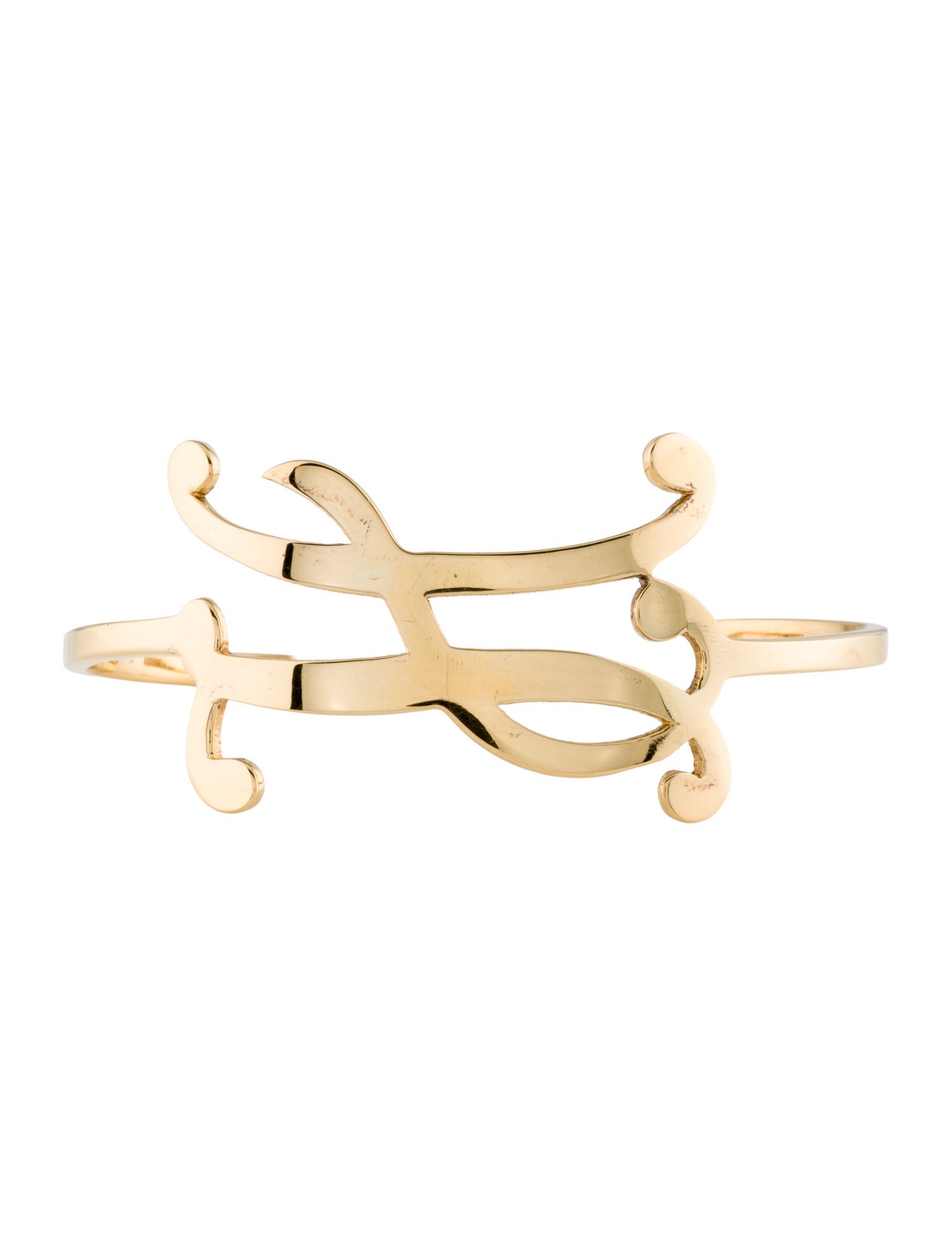 Jennifer Zeuner Kyra Cuff Initial 'H' Bangle