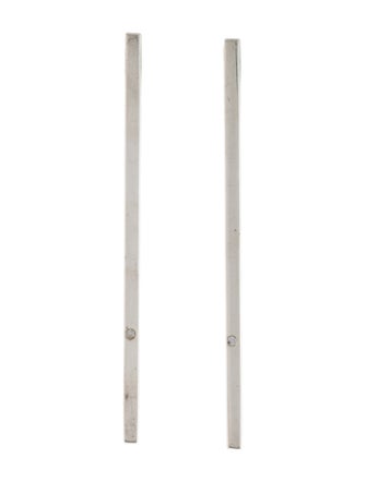 Jennifer Zeuner Diamond Bar Drop Earrings