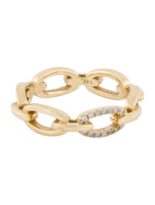 Jennifer Zeuner 14K Diamond Carmine Ring