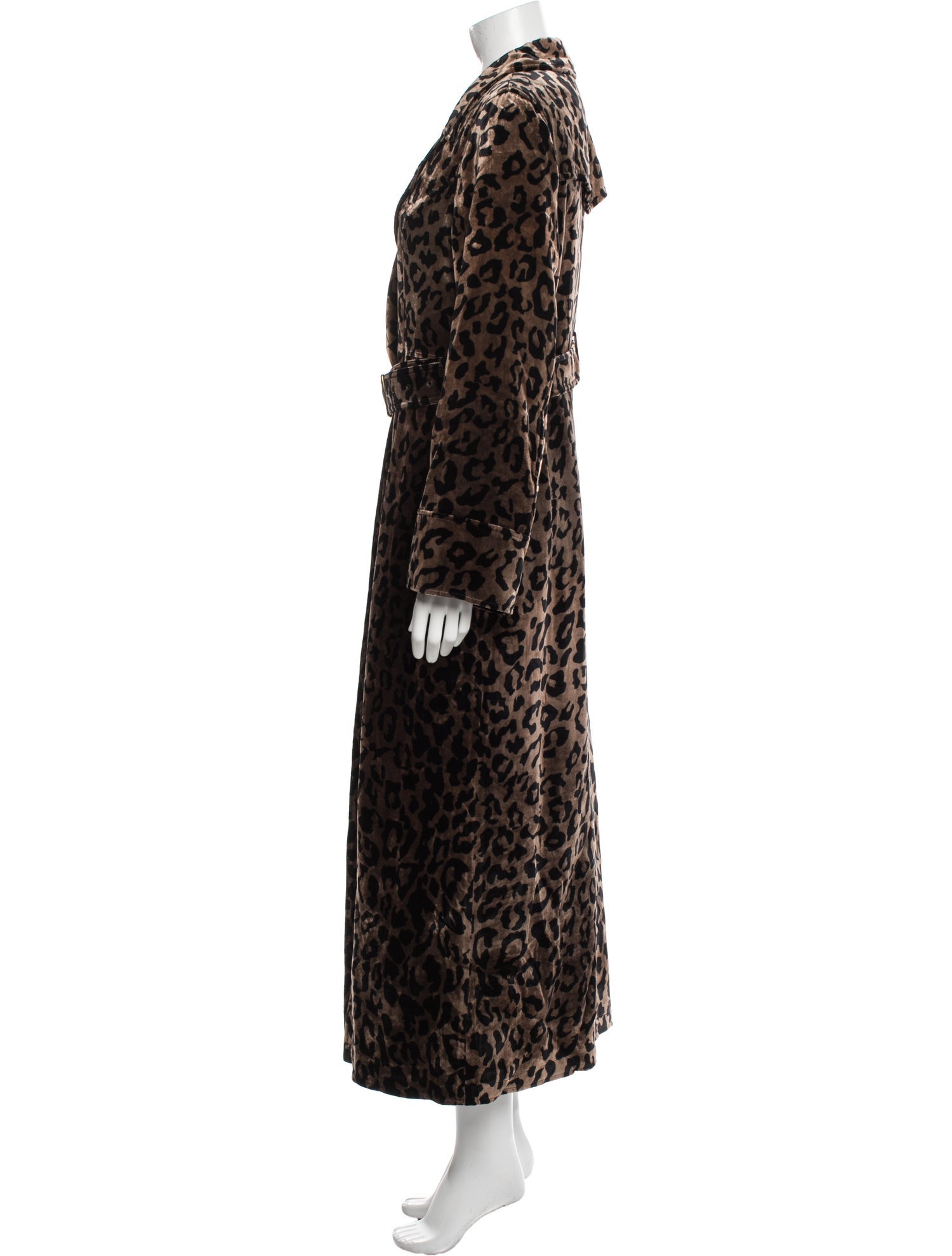 Judy Zhang Animal Print Faux Fur Coat