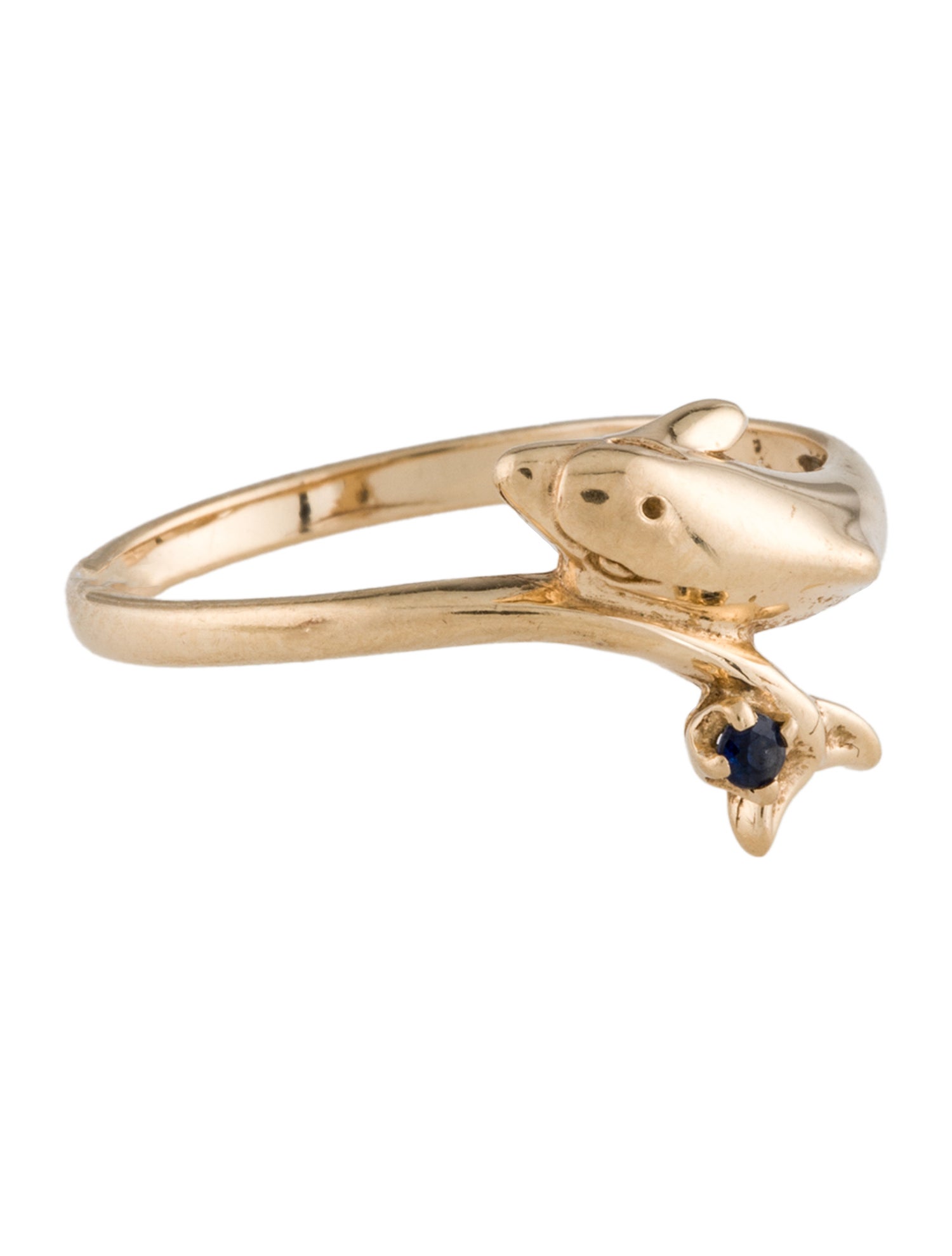 Kabana 14K Sapphire Dolpin Band