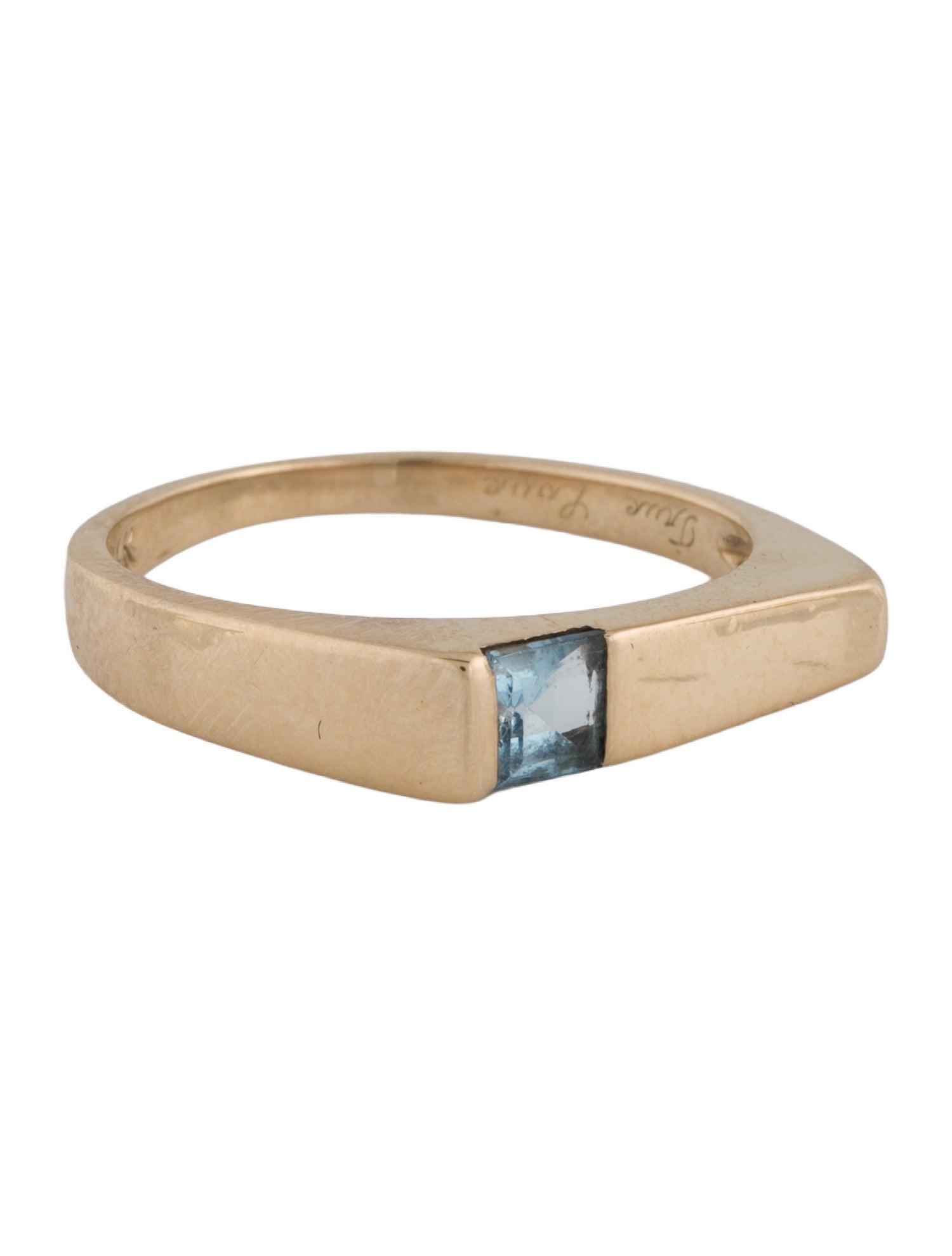 Kabana 14K Aquamarine Band