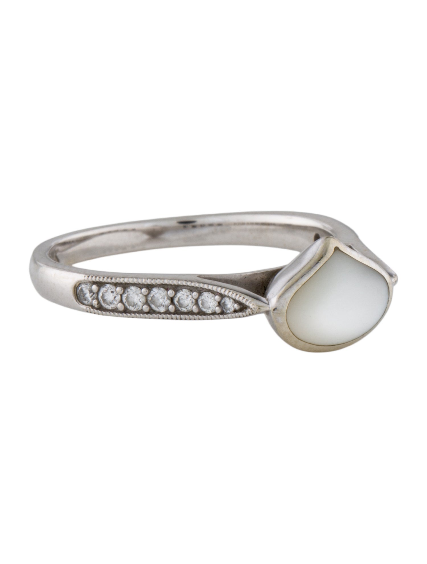 Kabana 14K Mother of Pearl & Diamond Cocktail Ring