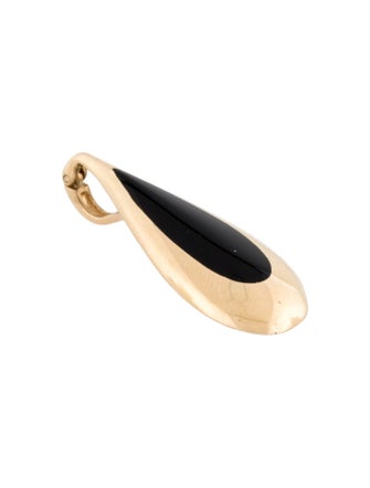 Kabana 14K Onyx Teardrop Pendant