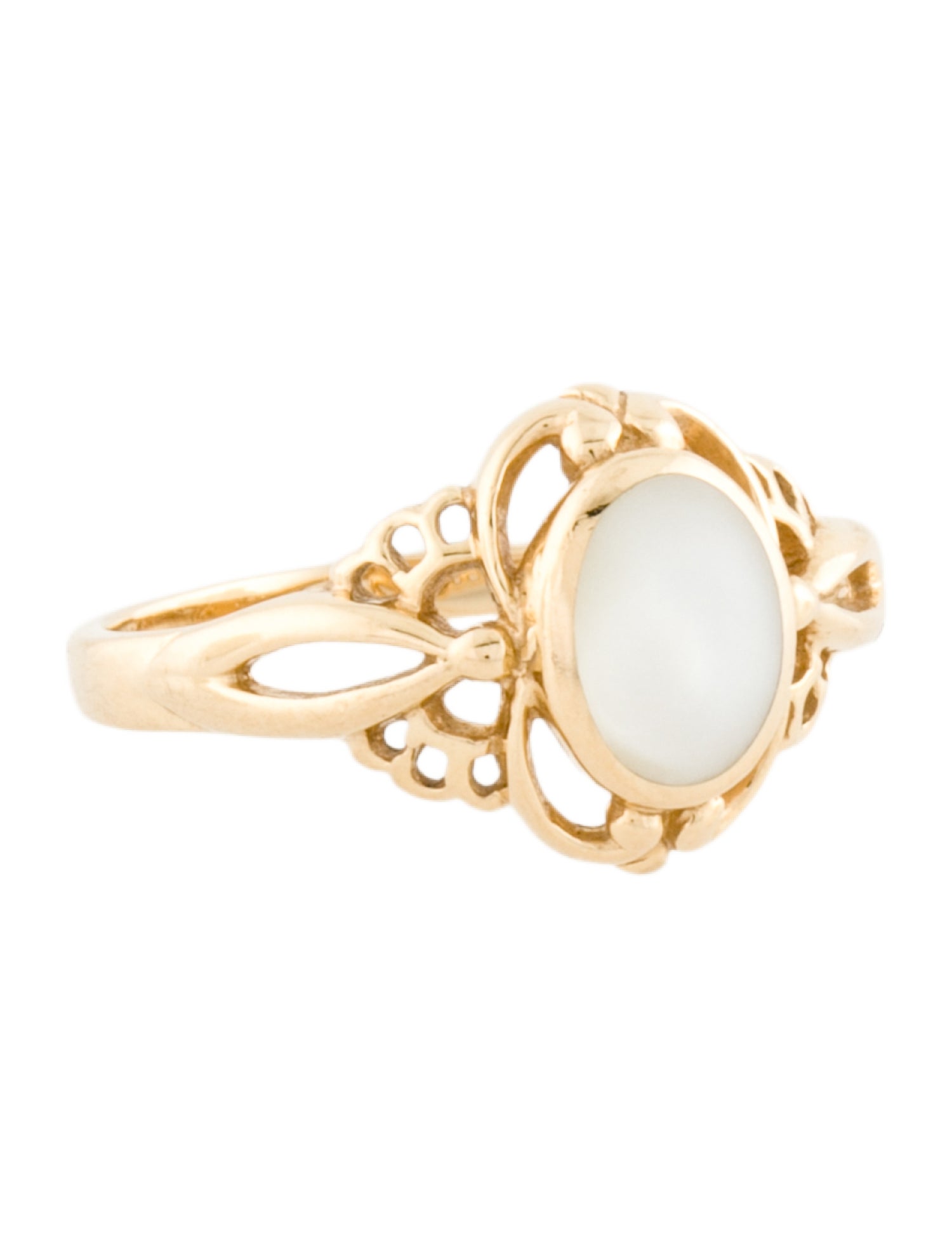 Kabana 14K Mother-Of-Pearl Cocktail Ring