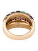 Kabana 14K Mother of Pearl, Coral & Multistone Ring