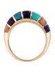 Kabana 14K Mother of Pearl, Coral & Multistone Ring