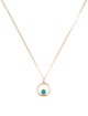 Kabana 14K Turquoise & Diamond Pendant Necklace