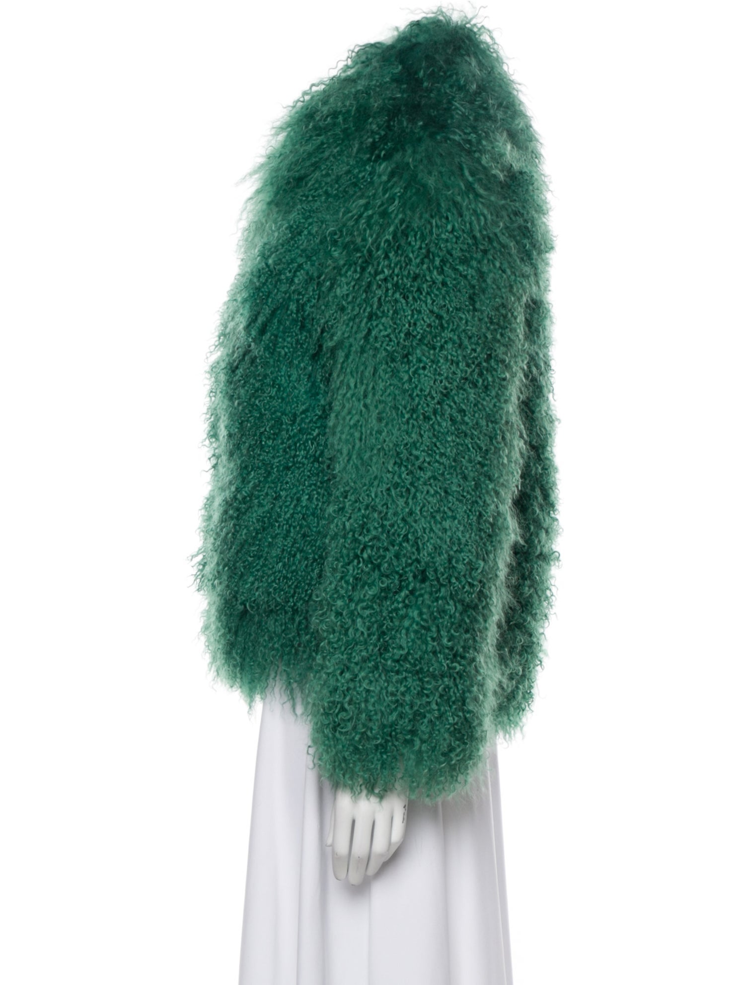 Karl Donoghue Lambskin Faux Fur Jacket