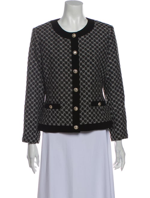 Karl Lagerfeld Printed Evening Jacket Black