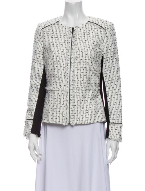 Karl Lagerfeld Tweed Pattern Evening Jacket