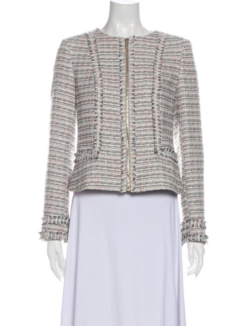 Karl Lagerfeld Tweed Pattern Evening Jacket