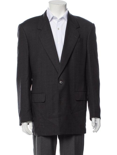 Karl Lagerfeld Plaid Print Blazer