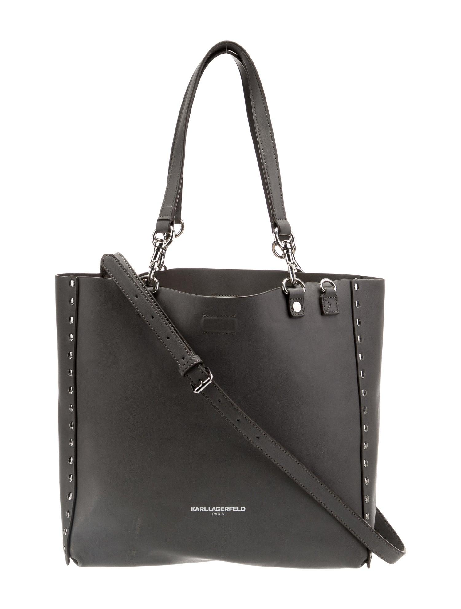 Karl Lagerfeld Leather Bucket Bag