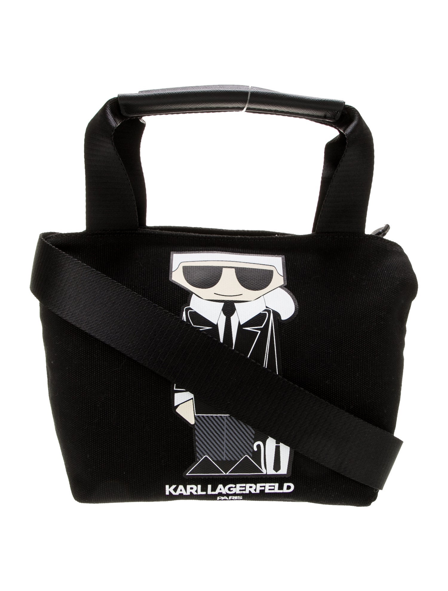 Karl Lagerfeld Canvas Top Handle Bag