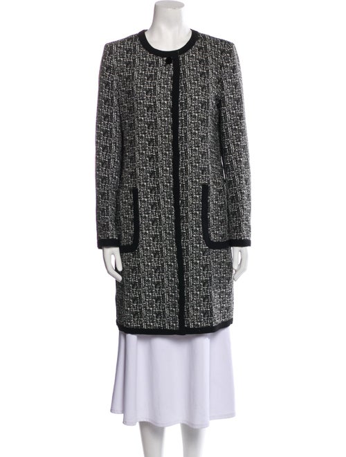 Karl Lagerfeld Tweed Pattern Coat