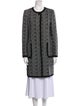 Karl Lagerfeld Tweed Pattern Coat