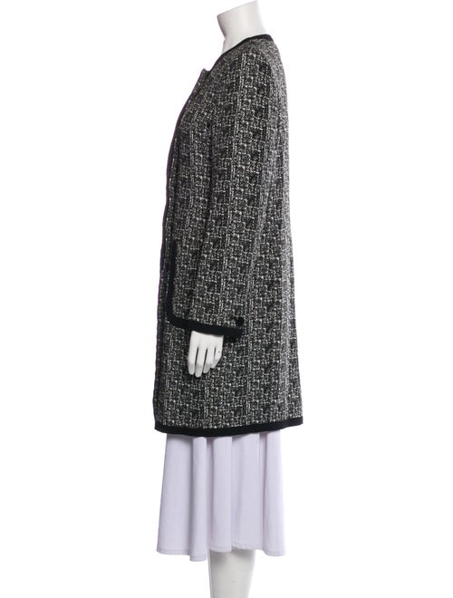 Karl Lagerfeld Tweed Pattern Coat