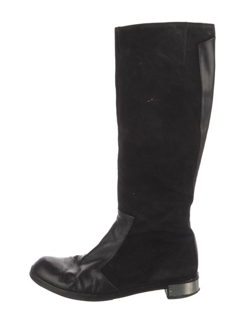 Karl Lagerfeld Suede Riding Boots