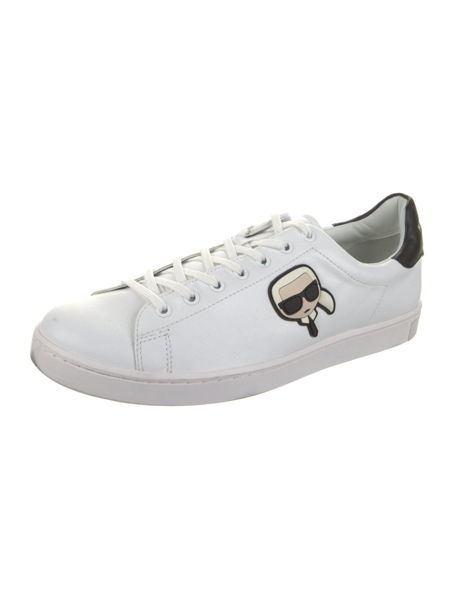 Karl Lagerfeld Leather Printed Sneakers