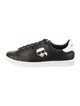 Karl Lagerfeld Leather Graphic Print Sneakers