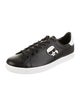 Karl Lagerfeld Leather Graphic Print Sneakers