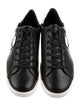 Karl Lagerfeld Leather Graphic Print Sneakers