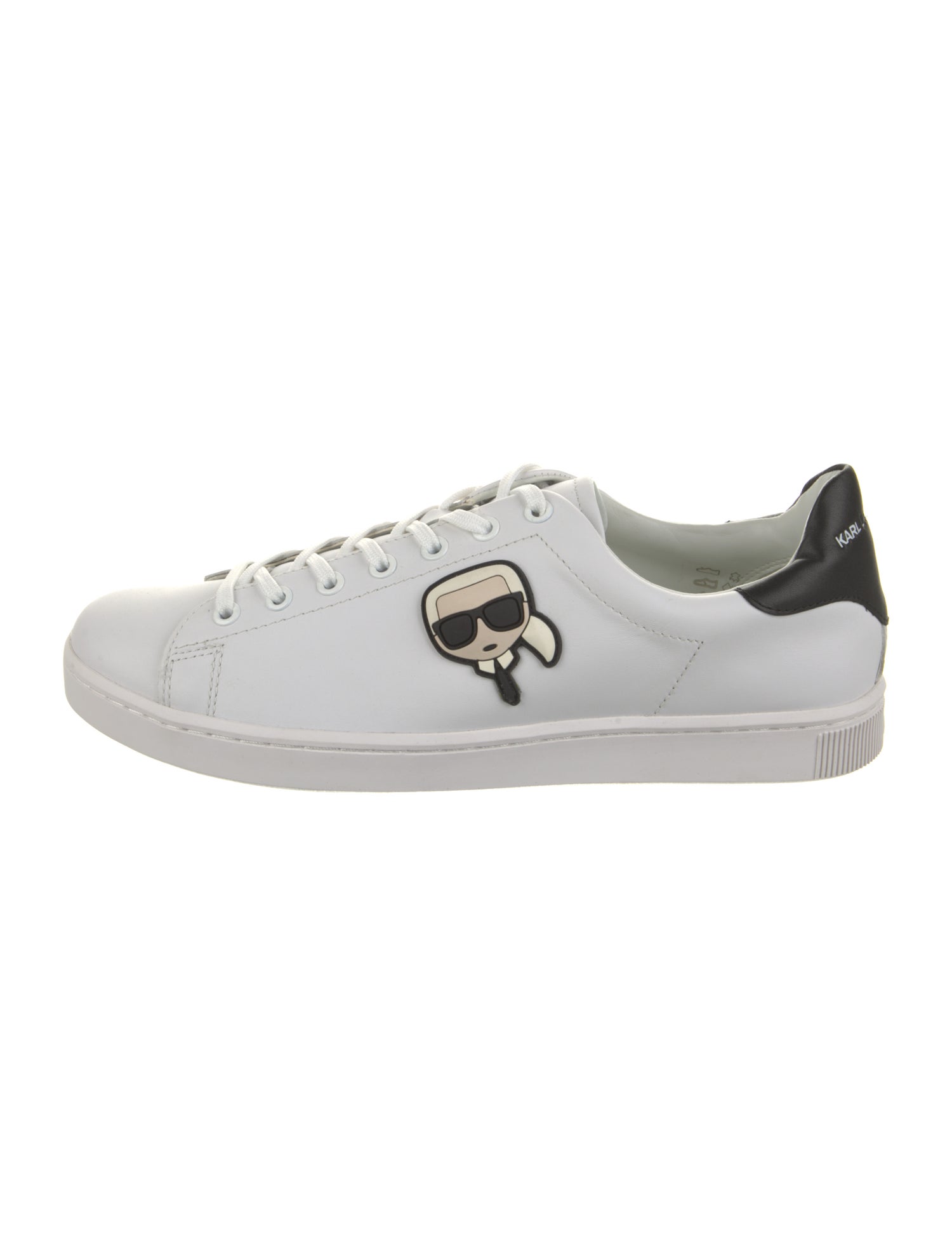 Karl Lagerfeld Leather Printed Sneakers