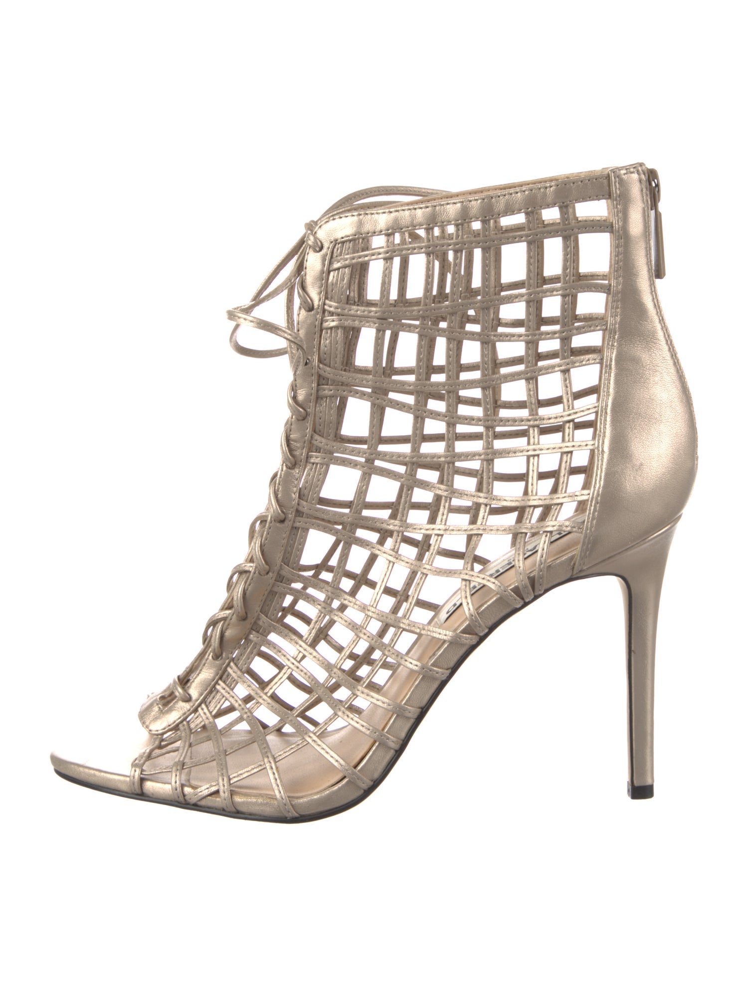 Karl Lagerfeld Leather Cutout Accent Pumps