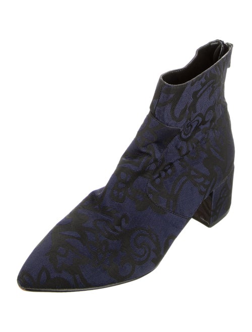 Karl Lagerfeld Canvas Printed Boots