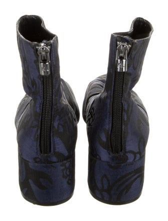 Karl Lagerfeld Canvas Printed Boots