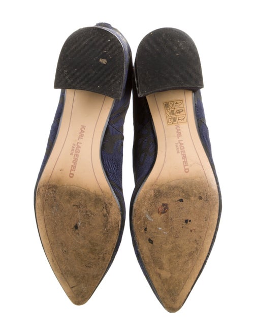 Karl Lagerfeld Canvas Printed Boots