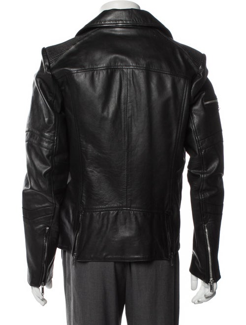 Karl Lagerfeld Leather Moto Jacket