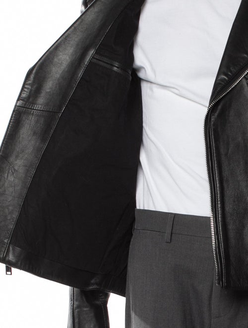 Karl Lagerfeld Leather Moto Jacket