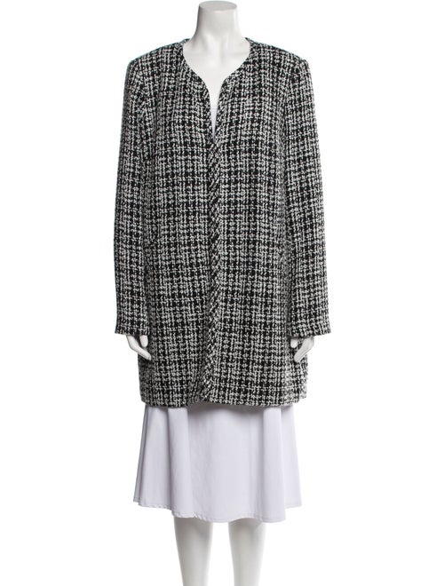 Karl Lagerfeld Tweed Tweed Pattern Coat