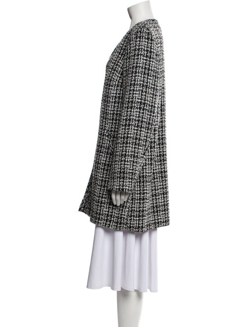Karl Lagerfeld Tweed Tweed Pattern Coat