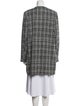 Karl Lagerfeld Tweed Tweed Pattern Coat