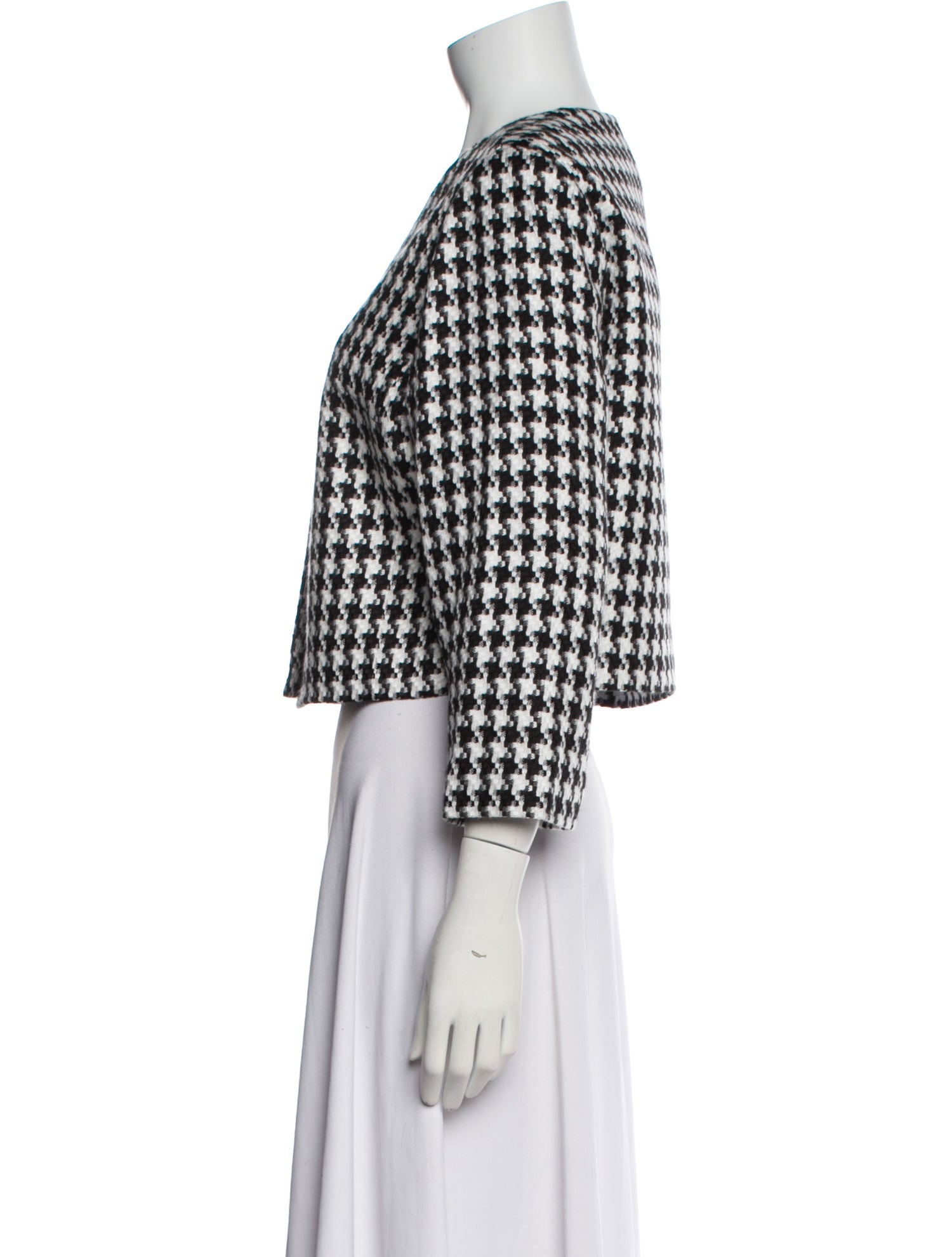 Karl Lagerfeld Houndstooth Print Evening Jacket w/ Tags