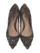 Karl Lagerfeld Tweed Tweed Pattern Pumps