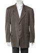 Karl Lagerfeld Wool Tweed Pattern Blazer
